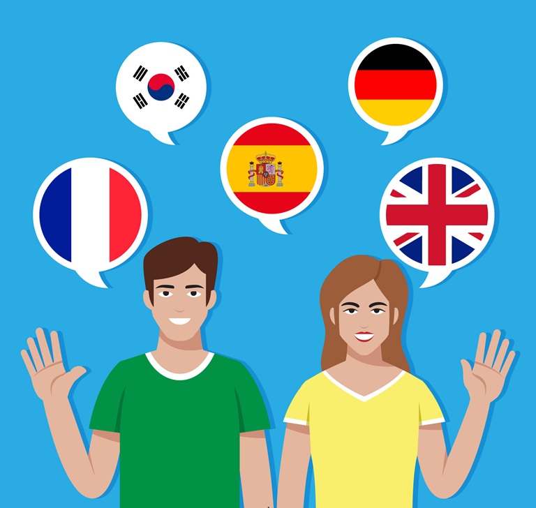 Idiomas: Inglês e Espanhol